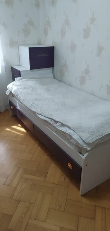 pilləkən: Oğlan və qız üçün, Təknəfərlik çarpayı, Komod — 2