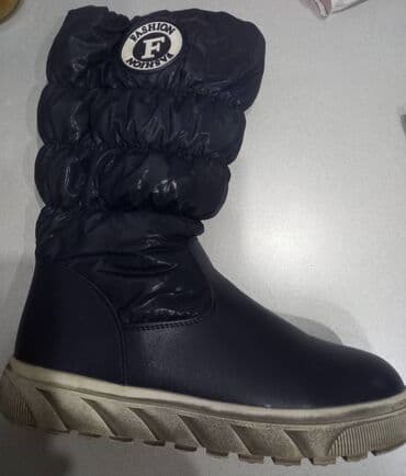 qadin botlari: Ölçü: 38, rəng - Göy, İşlənmiş — 1