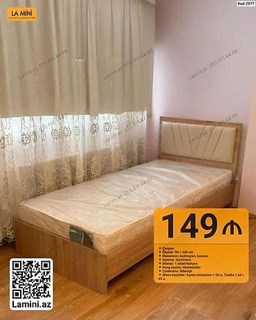 usag maneji: Məhsul: Uşaq/yeniyetmə üçün yumşaq başlıqlı çarpayı - Ölçü: 90 × 200 — 1