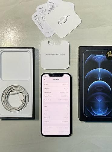 dentin pasta: IPhone 12 Pro, 256 GB, Pacific Blue, Zəmanət, Kredit, Simsiz şarj — 4