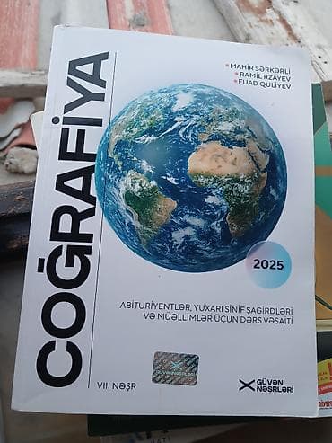 Kitablar və jurnallar: Təzədi istifadə olunmayıb Coğrafiya – Abituriyentlər, yuxarı sinif — 1