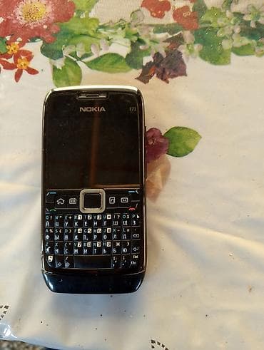 mini gps: Nokia E71, rəng - Qara, Düyməli — 2
