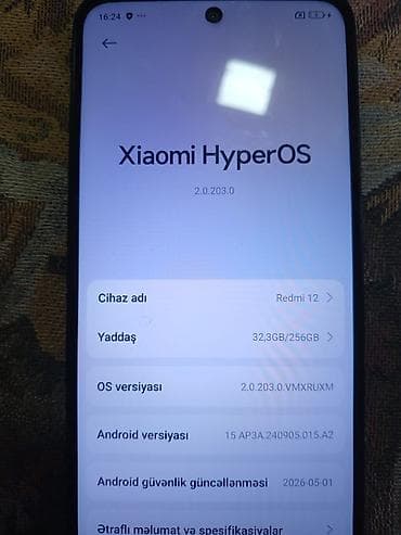 mini led: Redmi 12, 256 GB, rəng - Qara — 4