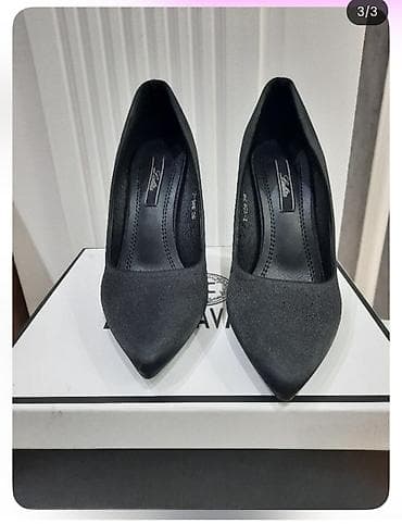 herbi formasi: Donna Cavaletti qadın tuflisi - Rəng: qara - Model: klassik sivri — 3