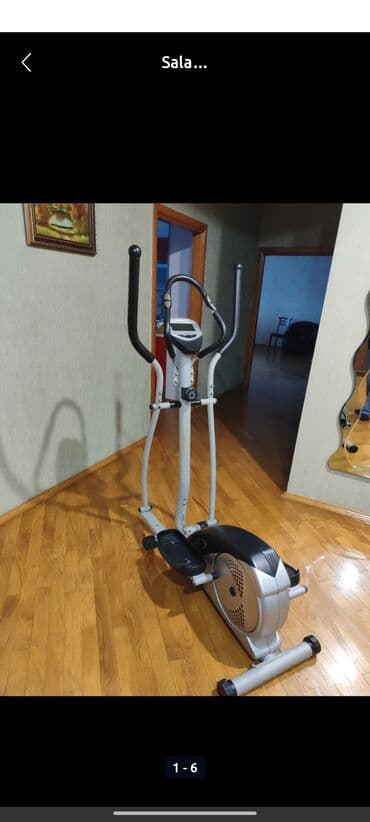 Elliptik trenajorlar: Bu, evdə məşq etmək üçün nəzərdə tutulmuş elliptik trenerdir. O