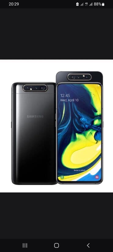 Samsung Galaxy A80, 128 GB, rəng - Qara, Qırıq lalafo.az -da Samsung Galaxy A80, 128 GB, rəng - Qara, Qırıq