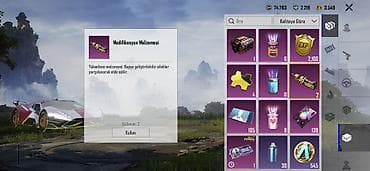 qara çanta: PUBG Mobile hesabı – zəngin kolleksiya və resurslar Xüsusiyyətlər: - — 10