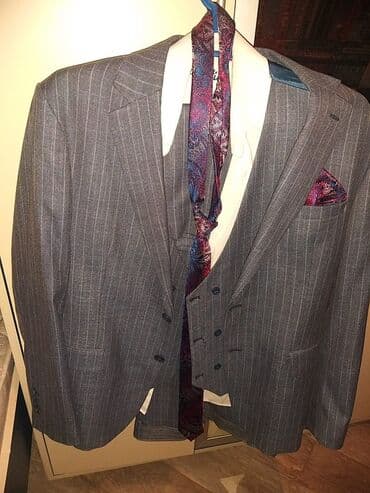 Kostyum, Demisezon, rəng - Boz