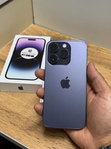 iphone 8 plus islenmis: IPhone 14 Pro, 128 GB, Deep Purple, Zəmanət, Kredit, Barmaq izi — 1