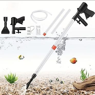 akvaryum aksesuarlari: Akvaryum təmizləmə və su dəyişmə dəsti Xüsusiyyətlər: - Pneumatik — 2