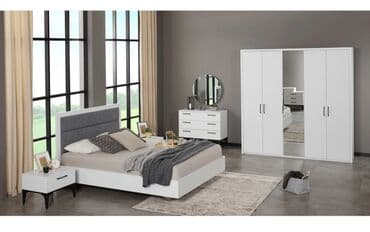 mebell: İkinəfərlik çarpayı, Dolab, 2 tumba, Termo, Azərbaycan, Yeni — 1