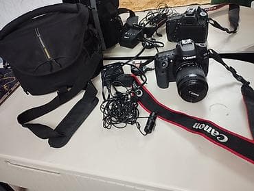 vga kabel: Tezedir .Canon EOS 80D (W) – EF‑S 18‑55mm IS STM Kit Xüsusiyyətlər: - — 3