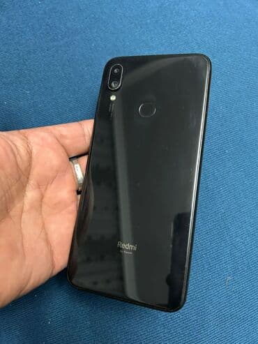 бу xiaomi redmi 7 16 гб черный | объявление создано 22 июля 2020: Redmi Note 7, 64 GB, rəng - Qara, Qırıq — 6