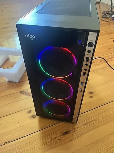 dvd disklər: Aigo RGB gaming/iş kompüter bloku – şüşə ön panel və yan panel, çoxlu — 4