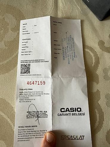 telfon saat: Qol saatı, Casio, rəng - Ağ — 3