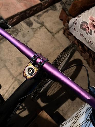 Rol ve rol tutacagida satilir MTB velosiped üçün bənövşəyi sükan -