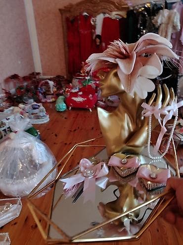 Оборудование для мойки: Gəlinlik və nişan aksessuarları üçün dekorativ vitrin dəsti - — 5