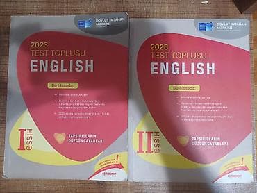 2023-cü il üçün nəzərdə tutulmuş ingilis dili test toplusu. Bu toplu