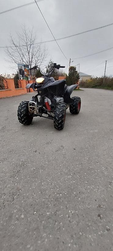 ATV / Kvadrotsikl – 4 təkərli ofroad nəqliyyat vasitəsi - Rəng: qara