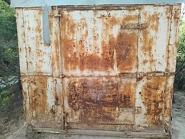 Metal konteyner/qutu (anbar) - Material: qalın polad sac - — 2
