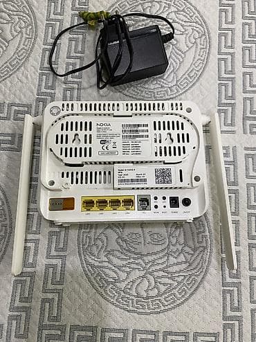 komputer setup: Nokia simsiz Wi‑Fi router. ATS interneti üçün uygundur. 2-3gun — 3