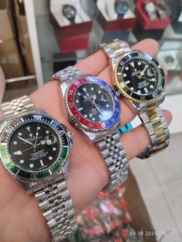 omega qol saatı: Yeni, Qol saatı, Rolex, rəng - Qara — 1