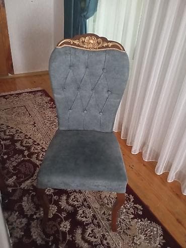 skaf islenmis: Qonaq otağı üçün, 6 stul — 4