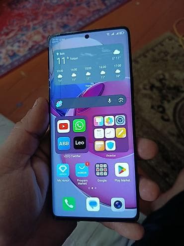 nokia ucuz telefon: Honor X9a, 128 GB, rəng - Göy, Barmaq izi — 3