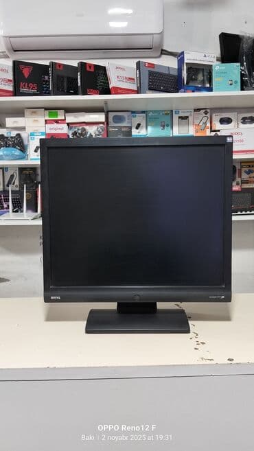 kompüter monitor: Beng monitor 17 dioqanal Vga çıxışlıdır Vga+power kabel verilir Satış — 5