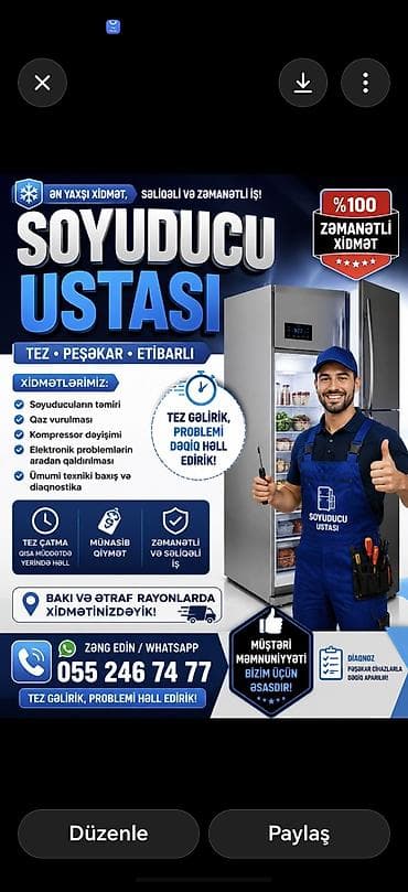 liebherr soyuducu: Soyuducu ustası – tez, peşəkar, etibarlı xidmət Xidmətlər: - — 1