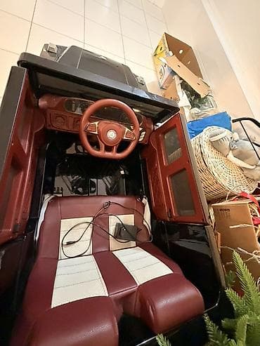 mini mercedes: Uşaq üçün elektrikli miniatür Mercedes-Benz G-Class AMG - Rəng: qara — 4