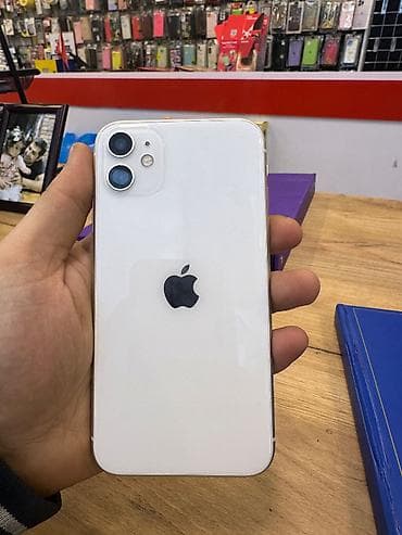 IPhone 11, 128 GB, Ağ, Face ID