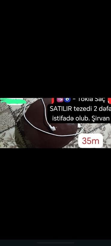 divan ortukləri: Tokio saç burqası (saç burma maşını) üçün elektrikli qızdırıcı kabel — 1