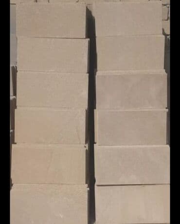 Qumdaşı fasad plitələri - Material: təbii qumdaşı - İstifadə