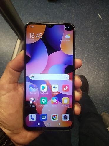 Компьютеры, ноутбуки и планшеты: Redmi 9T, 128 ГБ, цвет - Черный, Две SIM карты — 1