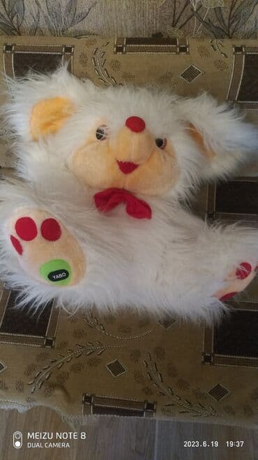 мягкая мебель: Большая мягкая игрушка, пушистая мышка. В отличном состояние.Размер — 4