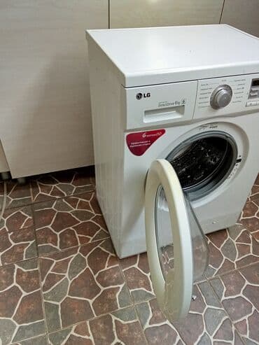 qurudan: Paltaryuyan maşın LG, 6 kq, İşlənmiş, Avtomat, Qurutma var, Pulsuz çatdırılma — 3
