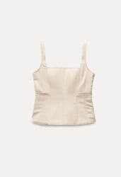 Zara teze top 
Dolgulu modeldir