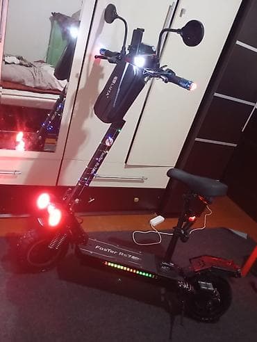 elektirikli mapet: Elektrik skuter – FaSTer RS7 - Güclü ön işıq sistemi: 3 ədəd — 9