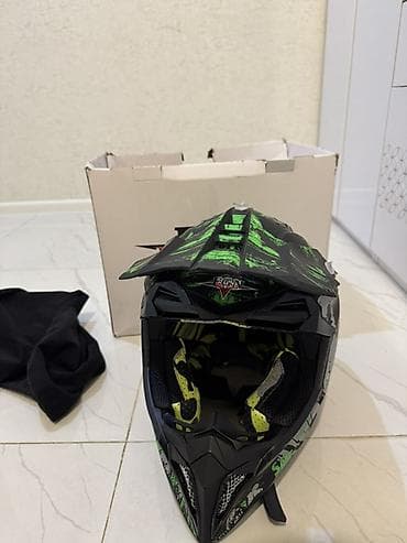 kompressor teh: Motokros/qaydasız yol üçün tam üzlü kask - Brend: FGN - Model tipi — 2