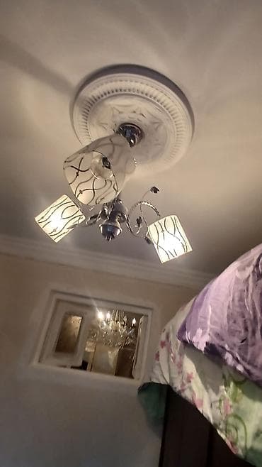 Çılçıraq, 3 lampa, Metal — 1