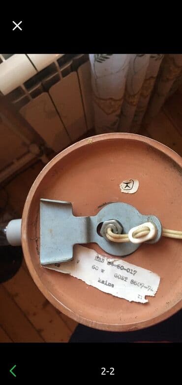 bra işıqlar: Farfor materialdan olan, duvardan asılan bra. Teze kimi.70ci illerde — 2