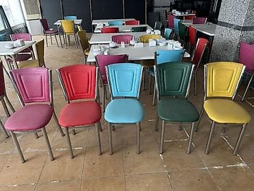 Ресторанная мебель на заказ: Металл, Турция, Кожзаменитель — 1