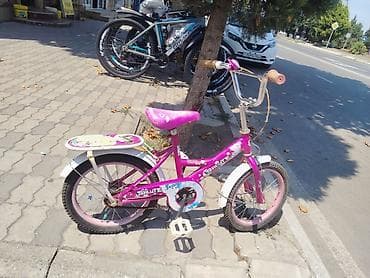 Велосипеды: Uşaq velosipedi – Salute Kids - Rəng: çəhrayı-ağ, naxışlı oturacaq və — 2