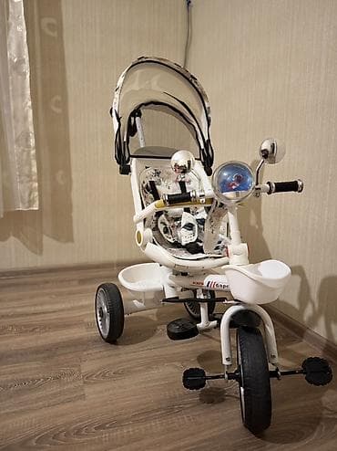 Kitablar və jurnallar: Uşaq üçtəkərli velosipedi – valideyn idarəetmə tutacağı ilə - Rəng — 2