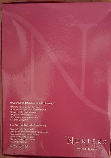 toy paltar: Nurteks Intimo Donna 5444 – qara rəngdə ipli qadın gecə paltarı - — 2