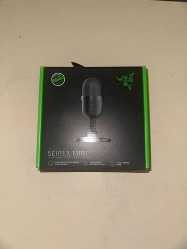 ТВ и видео: Razer seiren mini gaming microphone (rz19-03450100-r3m1) razer seiren — 2