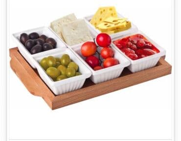 6-lı qab.
Bamboo altlıqla