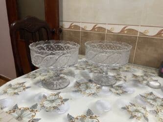 Çaydanlar və qəhvədanlar: Rusun xrustal meyvə qabı — 1