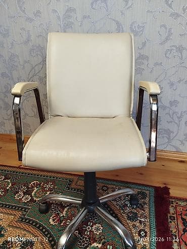 sumqayıt mebel: İşlənmiş, Təkərli, Qolları tənzimlənmir, Süni dəri — 3